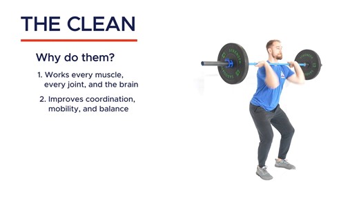 How to Do a Clean | Movement Demo Form Tips⁠ ⁠ The clean is a full-body lift that builds explosive power, coordination, and strength.⁠ A key lift in Olympic training and functional fitness for a reason.⁠ 💥🏋️⁠ ⁠ #OlympicLifting #SasquatchStrength #MovementDemo #FormTips | Sasquatch Strength