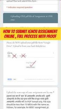 How to submit IGNOU Assignment Online for July 2025 students Full Process - Miranda house collage