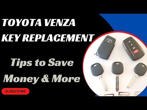 Toyota Venza Key Replacement - How to Get a New Key. (Tips to Save Money, Costs, Keys & More.)