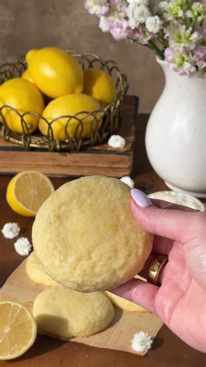 Soft and Chewy Lemon Sugar Cookies Recipe