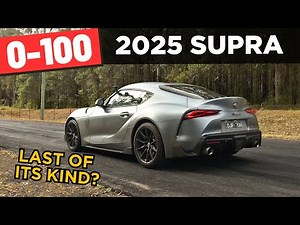 2025 Toyota GR Supra review: 0-100 & POV test drive