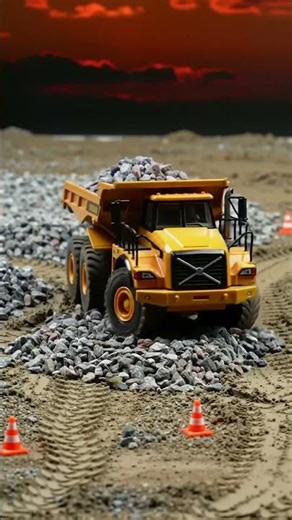Miniature Construction Marvel: RC Heavy Equipment in Action! 🚧