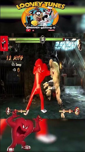 GOSSAMER NO DAMAGE GORO TUTORIAL! How to Beat Final Boss FAST | Looney Tunes MK9 Mod #shorts