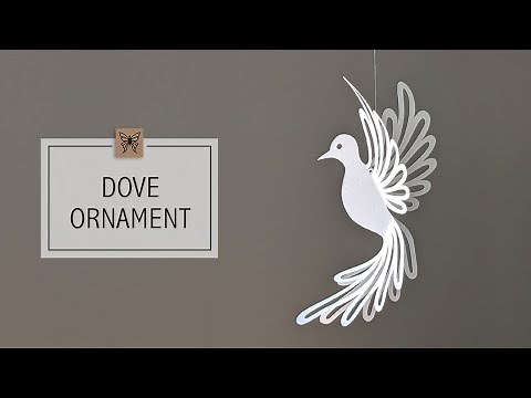 Hanging Dove Ornament