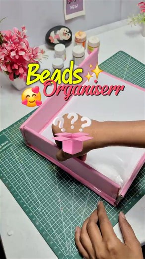 DIY Beads Organiser✨️✂️💕 | diy storage box | bead box