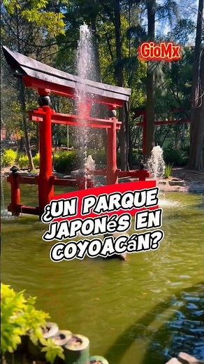 A hidden Japanese corner in Coyoacán 🇯🇵✨ Did you already know about Masayoshi Ōhira Park?
