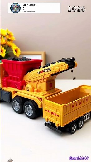 🚚 Toy Construction Trucks Loading Coal | Kids Toy Vehicles Fun Play 🚧🧒 #running #speed #amazing