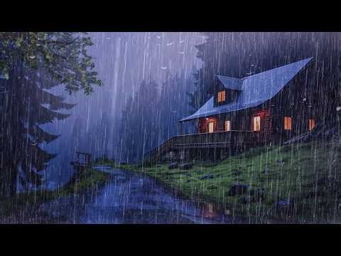 Gentle Night RAIN - Rain Sounds For Sleeping - Sleep FAST & Beat Insomnia, White Noise, ASMR