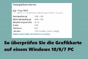 5 Wege: So überprüft die Grafikkarte auf einem Windows 10/8/7 PC - MiniTool
