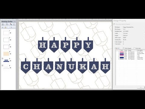 Instructions on Embroidered Block Process