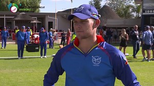 "Sorry about that! Shall we start over?" 😅 Namibia's captain Gerhard Erasmus gets an unexpected ❄️ 🛁 after his side secure the World Cricket League Division 2 title! | ICC - International Cricket Council