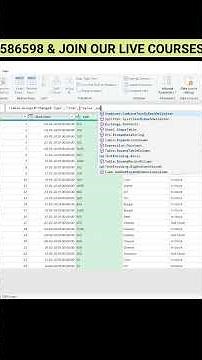 Pivot Critical Excel Data Through Power Query M Function | Power Query Tips
