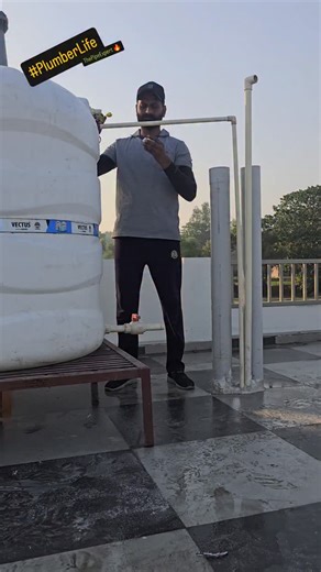 The Pipe Expert on Instagram: "How I Installed a Water Tank with CPVC Pipes | Easy Plumbing Trick #plumber #plumberlife #thepipeexpert #asmr #asmrsounds #insta"