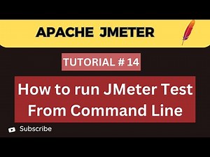 JMeter Tutorial 14 | How to run JMeter Test from Command Line