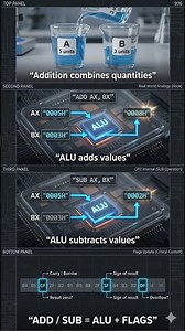 ADD & SUB Instructions Explained | How ALU Works in 8086