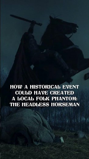 Shocking Folklore of the Headless Horseman #history #folklore #shorts #horror