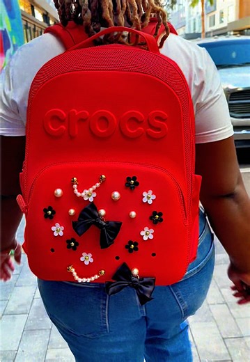 Customizable Crocs Backpack for Everyday Life