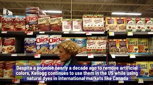 Protesters demand Kellogg remove artificial colors from cereals