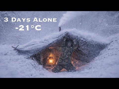 Trapped Underground for 3 Days in −21°C — Blizzard Survival