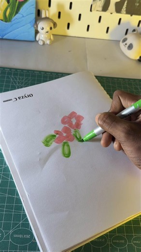 নয়নতারা ফুল আকানো #art #drawing #craft #fyp #shorts