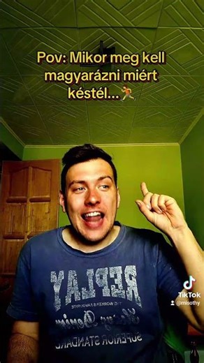 Pov: Mikor meg kell magyarázni miért késtél...🏃#tiktok #youtube #comedy #meme #viral #funny #fy #fyp