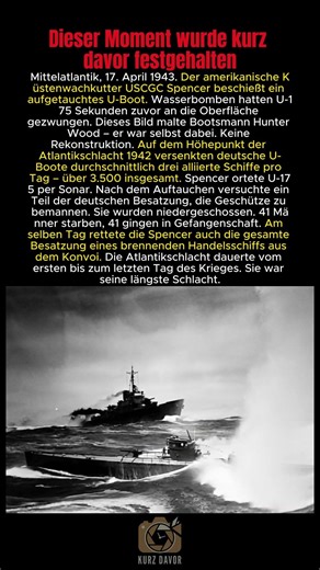 Atlantik 1943 – Die letzten Sekunden von U-175 #ZweiterWeltkrieg #Atlantik