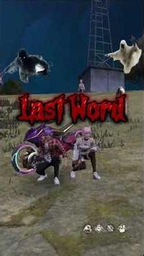 শেষ কথা || Last words || Free fire