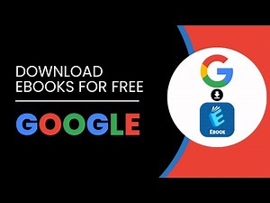 How To Download Ebooks From Google Books For Free