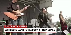 U2 tribute band performing at MGM Springfield this September