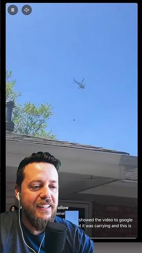 what flew over her house?!