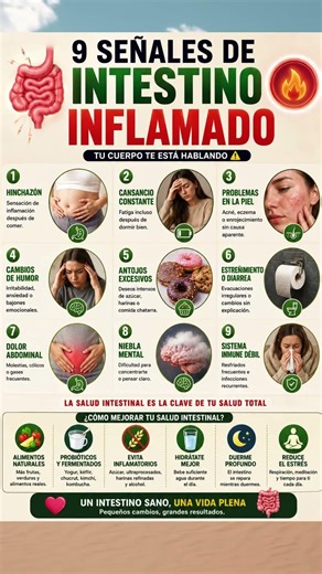 Señales de que tienes el intestino inflamado 😨