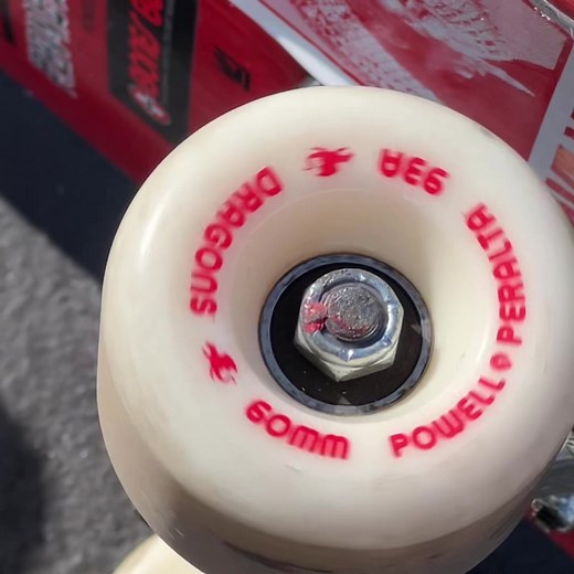 60mm x 40mm 93A ‘Rat-Bones’ Dragons in stock and shipping to skateshops worldwide. https://bit.ly/PowellPeraltaDF | Powell-Peralta