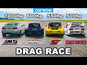 BMW M5 1000hp v £1.15M Rallycross Racers: RACE...and EXPLOSION!