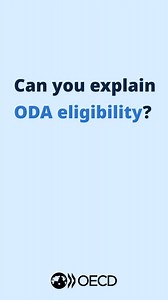 What makes a country eligible to receive official development assistance (#ODA)? Yasmin Ahmad, OECD manager of data collections for development co-operation, explains. ⤵️ #NoJargon | OECD Development | Facebook