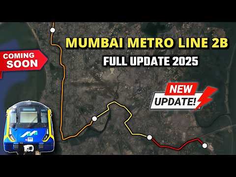 Mumbai Metro Line 2B FINALLY Opening in 2025 " I Phase 1 Exact Date & Full Route Map