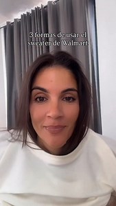 3 formas de usar el sweater de walmart ¿cuál fue tu favorita ? 1, 2 o 3 ? . Habían muchos colores ! Los estoy amando ❤️❤️❤️ amo encontrar joyas en @walmartmexico | Alexandra Bascope