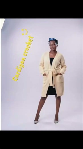 how to crochet a cardigan sweater tutorial beginner friendly #fashion