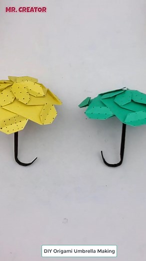11K views · 99 reactions | How To Make A Paper Umbrella | Diy Paper Umbrella Making Step By Step #Reels | Mr. Creator | Facebook