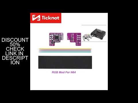 RGB Mod Chip For N64 NTSC Game Console RGB Mod Kit For Nintendo 64 Accessory
