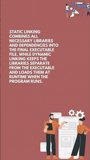 What is the difference between static and dynamic linking in programming?#static#dynamic#programming