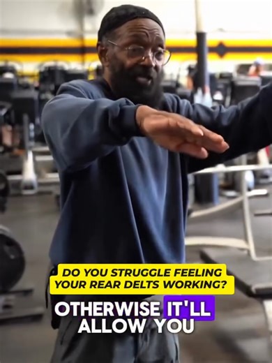 Work on rear delts and feel the burn. join my gob app, link in profile