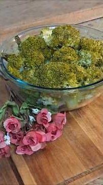 How to clean broccoli! Simple and effective. 🤗