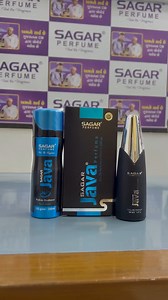 Kya aap jante ho? The Java Perfume Deodorant Combo by Sagar Perfumes gives you long-lasting fragrance all-day freshness in one powerful duo 😎✨ Perfect for work, outings, parties - confidence jo chale poora din! Try the Java Combo today 💥 | Sagar perfume