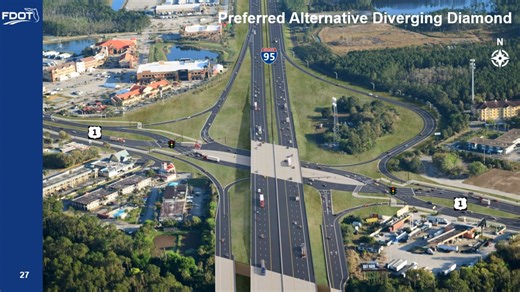 FDOT's Diverging Diamond Interchange explainer