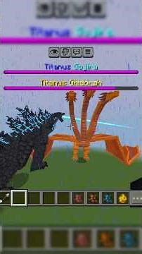GODZILLA IN MINECRAFT😱 #minecraft #shorts
