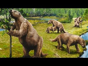 The elephant sized sloth Megatherium