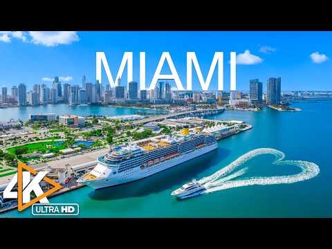 Miami 4K | Discover Tropical Beach Paradise and Turquoise Waters With Deep House Chill