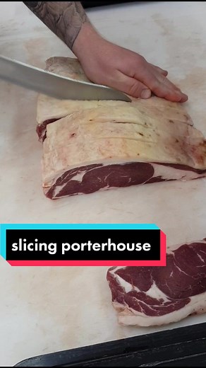 How to Slice a Juicy Porterhouse Steak like a Pro