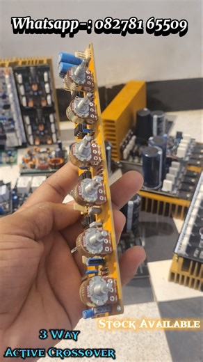 3 way Active Crossover Board Stock Available