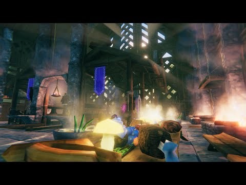 Valheim: Interior Decorating and Setting the Table, with a side of target practice.